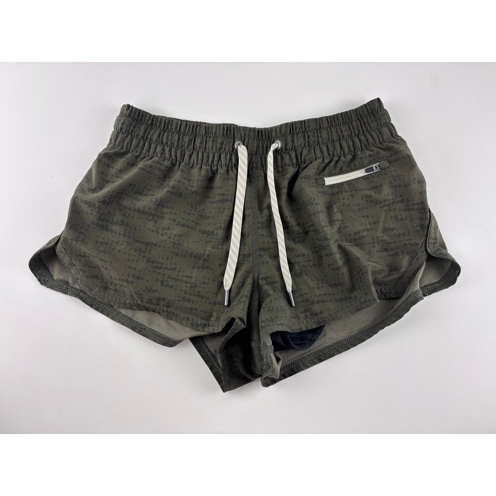 Vuori XS Olive Green Performance Shorts Women’s Athletic Running Gym